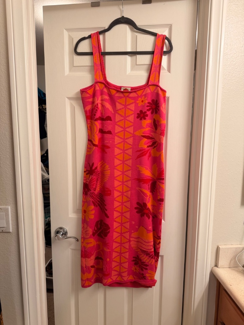FARM Rio Pink Rio Tiles Knit Dress ⭐️ - Picture 3 of 3